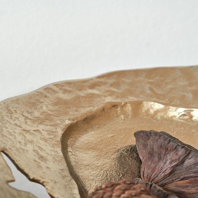 Henrico Gold Openwork Decorative Bowl