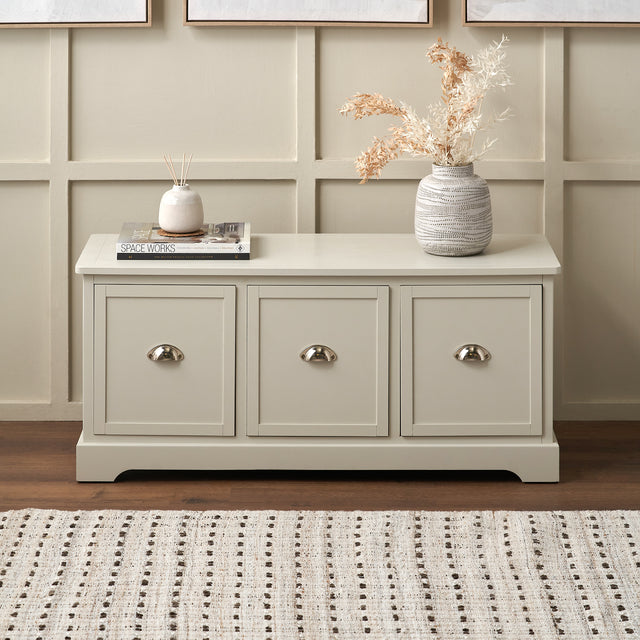 Stockton Linen Wood Drawer Unit