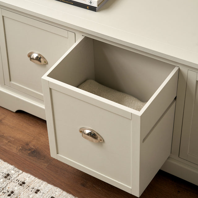 Stockton Linen Wood Drawer Unit