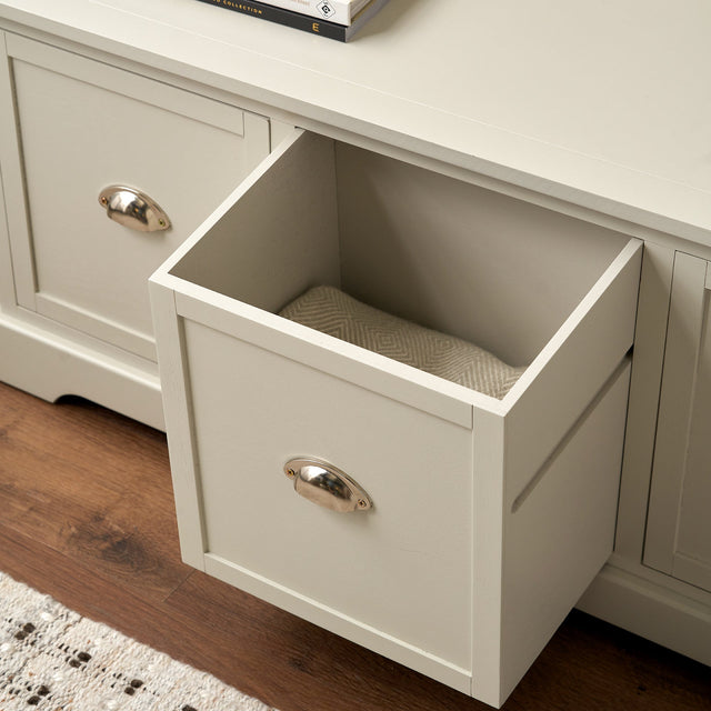 Stockton Linen Wood Drawer Unit
