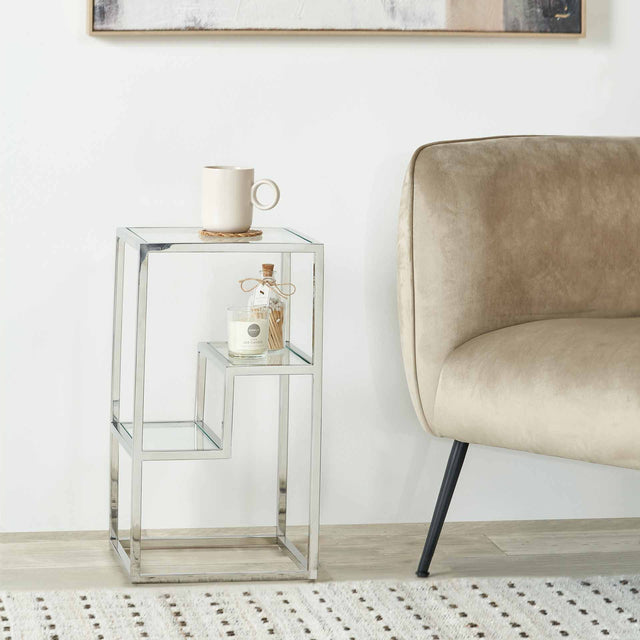Eliana Glass Side Table