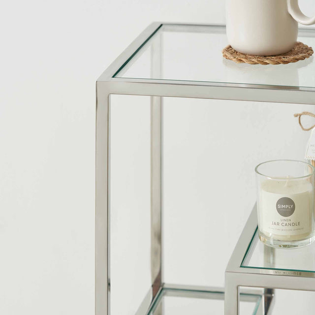 Eliana Glass Side Table