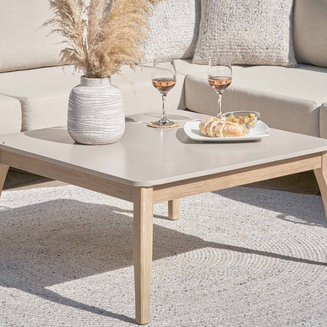 Milos Woven Outdoor Corner Seating Set