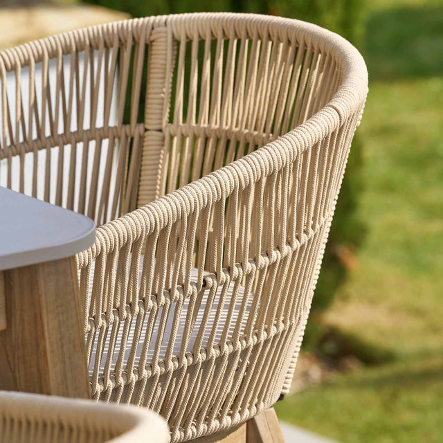 Milos Woven Outdoor Dining Set Seating Set