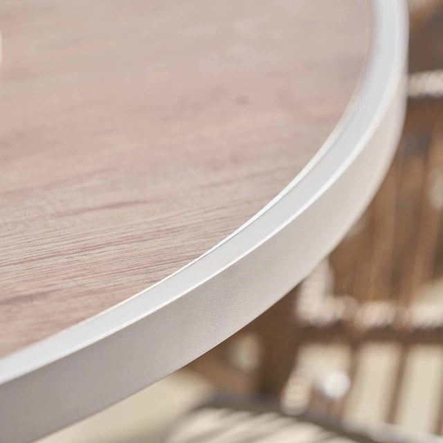 Oia Natural Woven Outdoor 4 Seater Dining Set