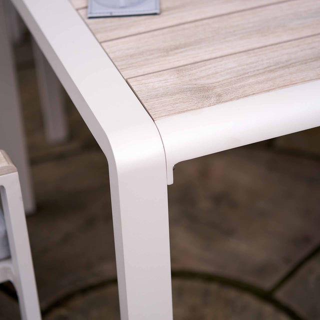 Amari Latte 4 Seater Outdoor Dining Set