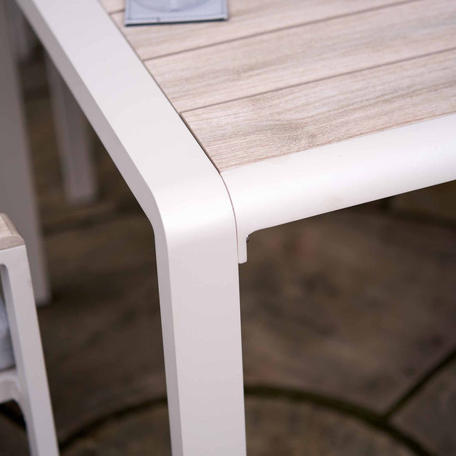 Amari Latte 4 Seater Outdoor Dining Set