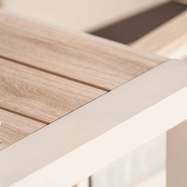 Amari Latte 6 Seater Outdoor Dining Set