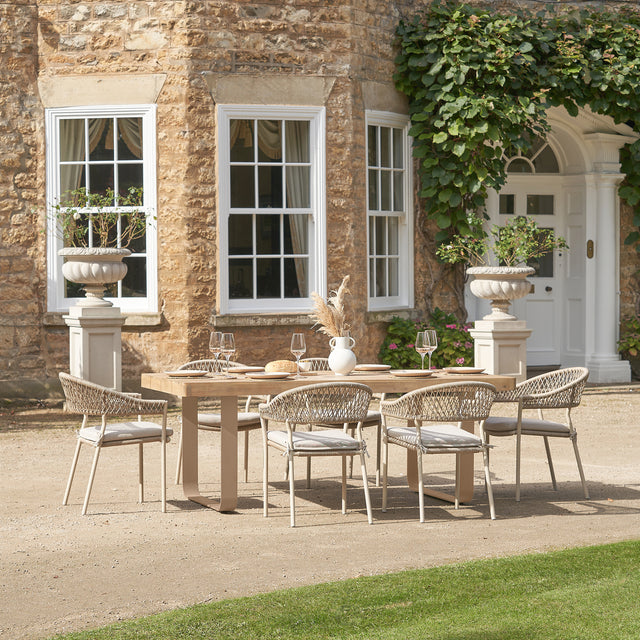 Kasai Outdoor 6 Seater Dining Set
