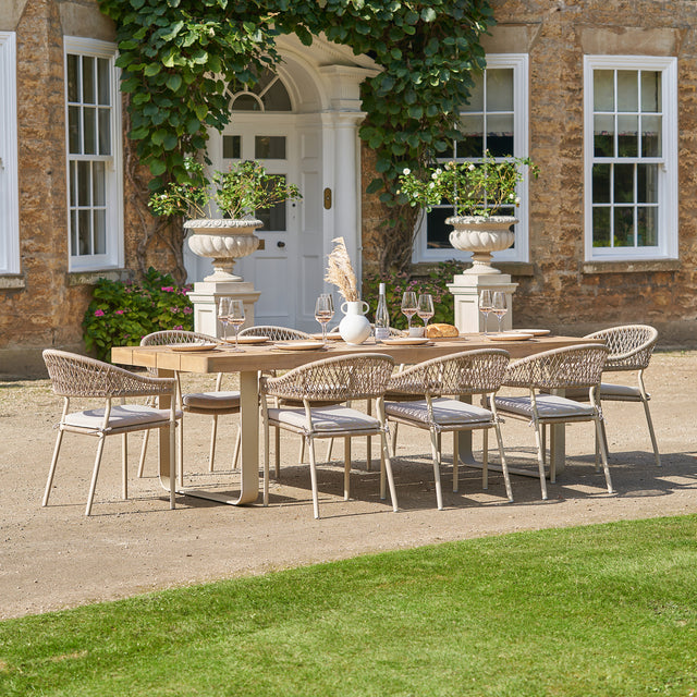 Kasai Outdoor 8 Seater Dining Set