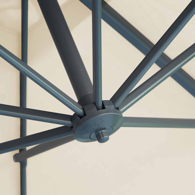 Platinum Voyager T2 Champagne 2.7m Square Parasol