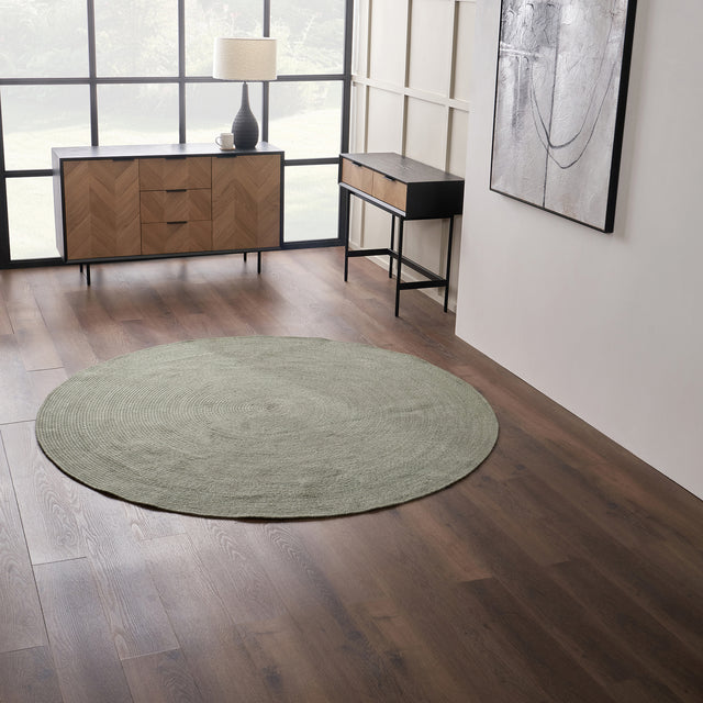 Indoor Outdoor Sage Tweed Design Rug