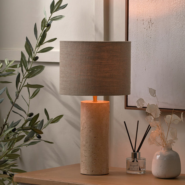 Ava Limestone Table Lamp