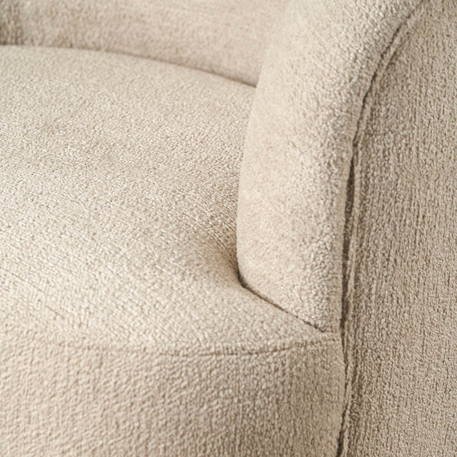 Amaya Taupe Teddy Tub Chair