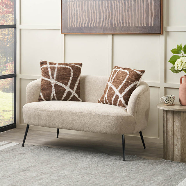 Amaya Taupe Teddy Sofa