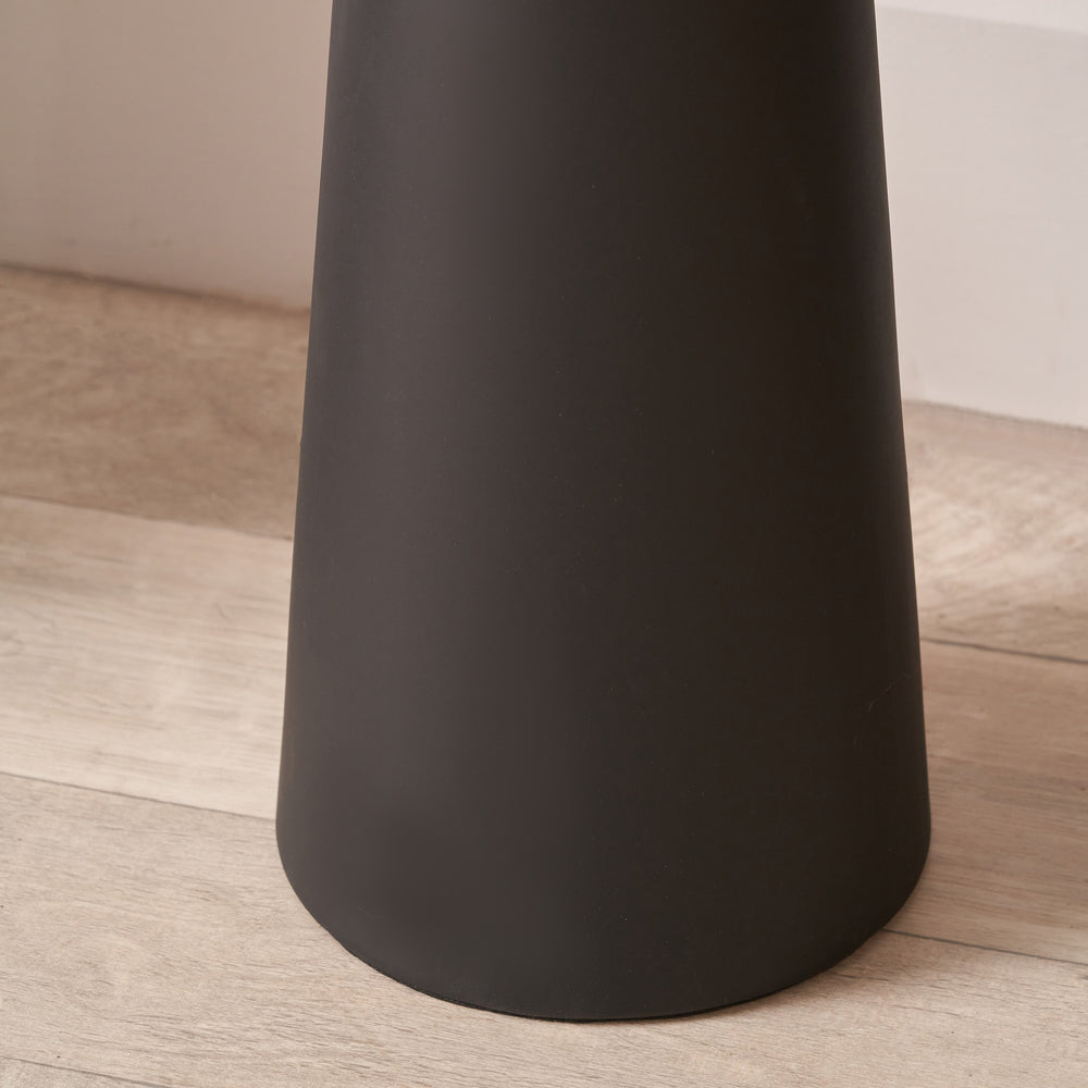 Ellery Black Contemporary  Ceramic Floor Lamp
