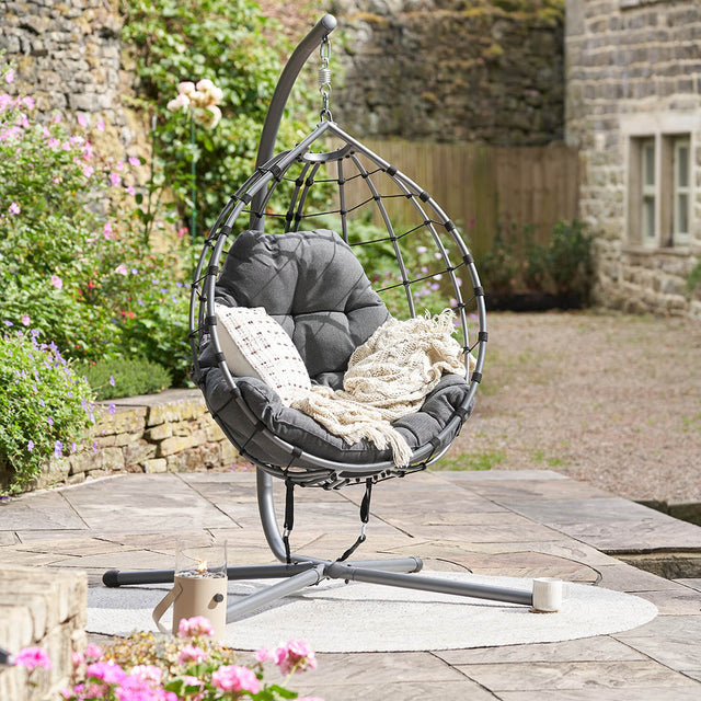 Livorno Anthracite Outdoor Hanging Chair