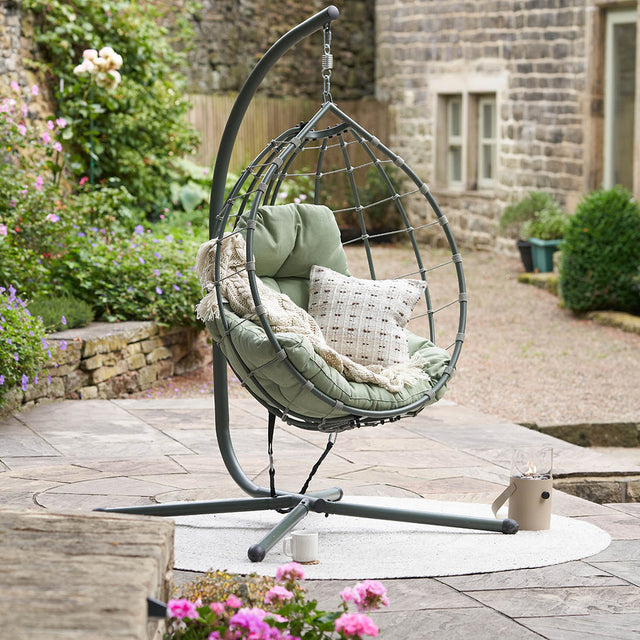 Livorno Moss Green Outdoor Hanging Chair