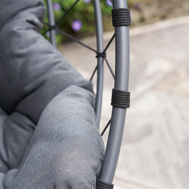 Livorno Anthracite Outdoor Double Hanging Chair