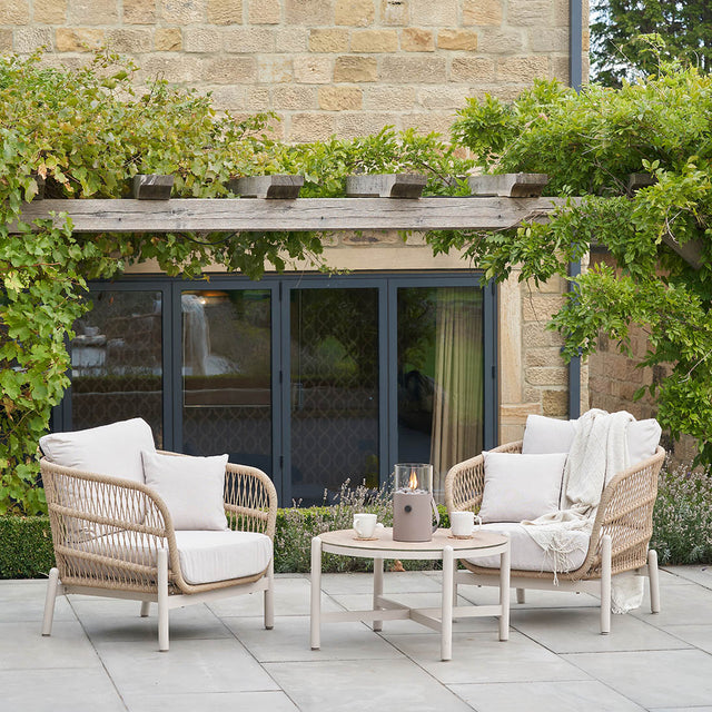 Oia Woven Outdoor Bistro Set