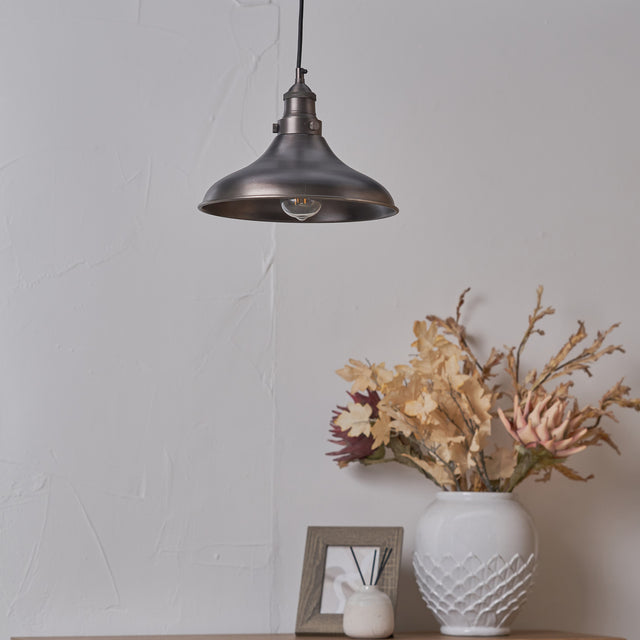 Lennon Antique Bronze Café Metal Pendant