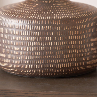 Kehlani Brown Ceramic Table Lamp