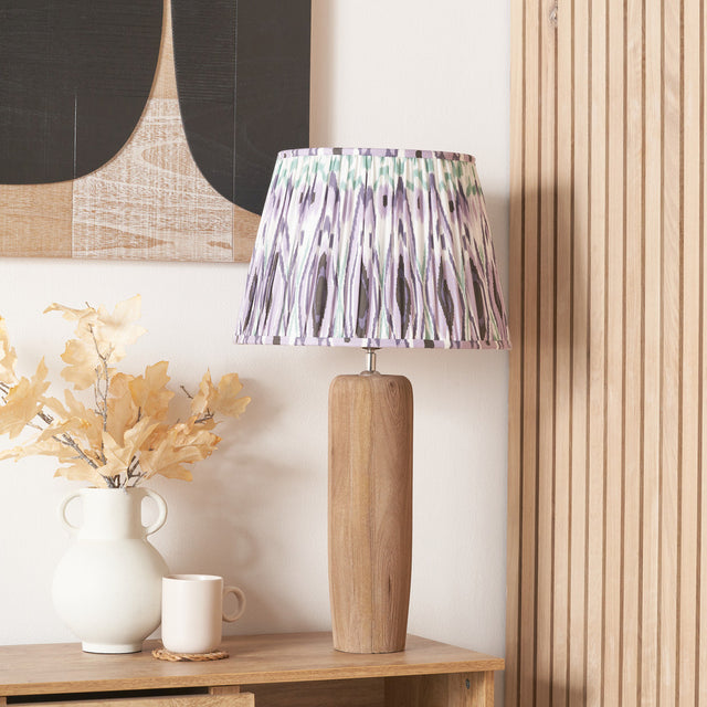 Anaya Natural Tapered Large Wood Table Lamp Base