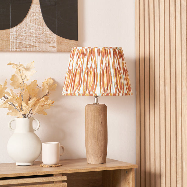 Anaya Natural Tapered Wood Table Lamp Base