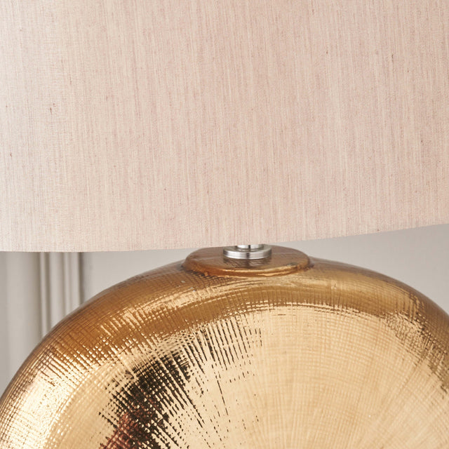 Beta Bronze Textured Ceramic Table Lamp