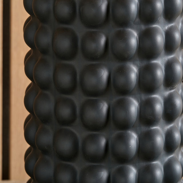 Seraphina Black Bobbled Ceramic Tall Table Lamp Base