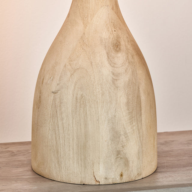 Maeve Natural Mango Wood Curved Table Lamp Base