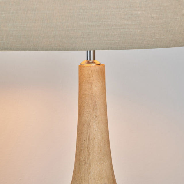 Maeve Natural Mango Wood Curved Table Lamp Base