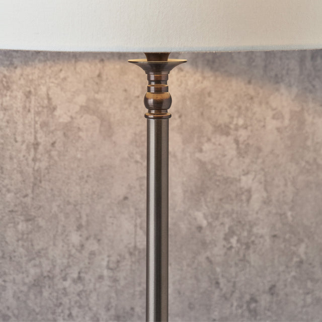 Pierre Antique Bronze Candlestick Table Lamp Base