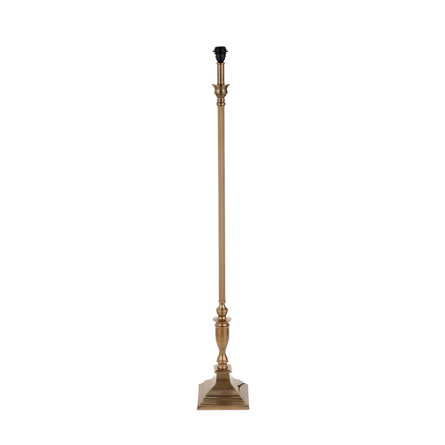 Maidstone Antique Brass Floor Lamp