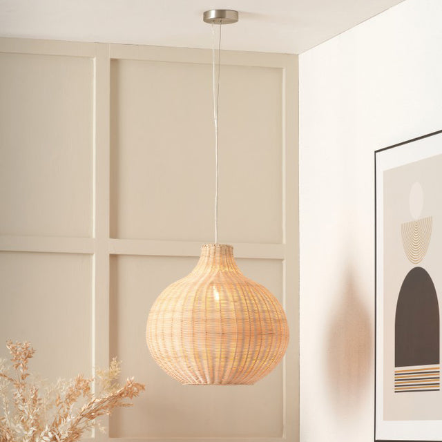 Liliana Natural Rattan Pendant