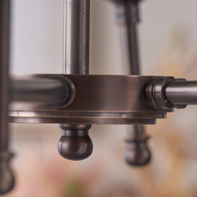 Pierre Antique Bronze 6 Arm Pendant