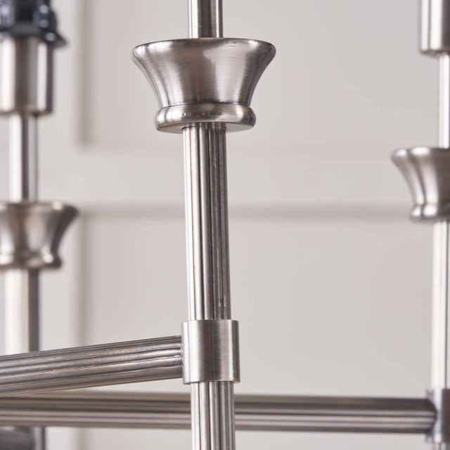 Marcello Antique Silver Metal 6 Arm Pendant