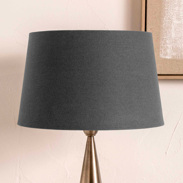 Malalos Grey Handloom Tapered Lampshade
