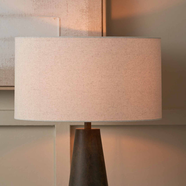 Limoux Slubby Hopsack Cylinder Lampshade