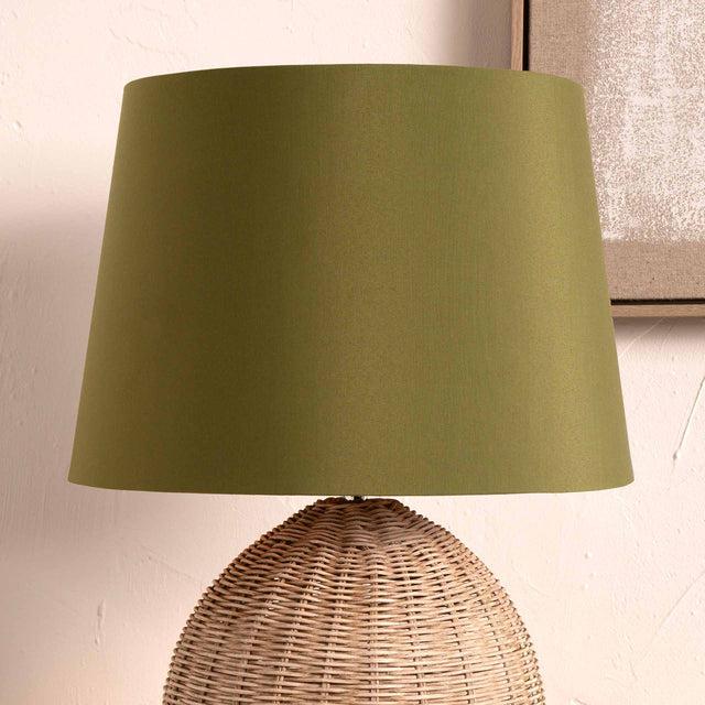 Goodwood Sage Tapered Poly Cotton Lampshade
