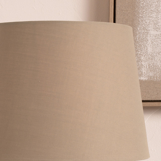 Goodwood Taupe Tapered Poly Cotton Lampshade