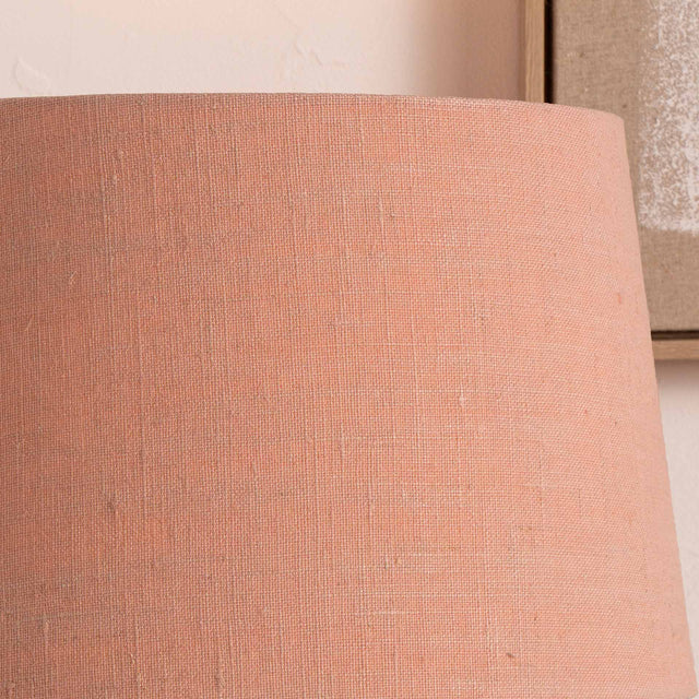 Calamba Apricot Linen Tapered Lampshade