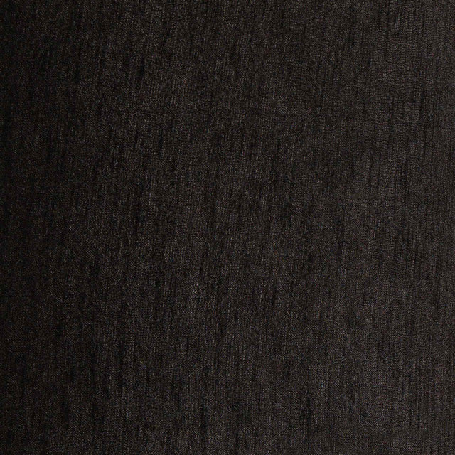 Sacha Black Slubbed Faux Silk Cylinder Shade