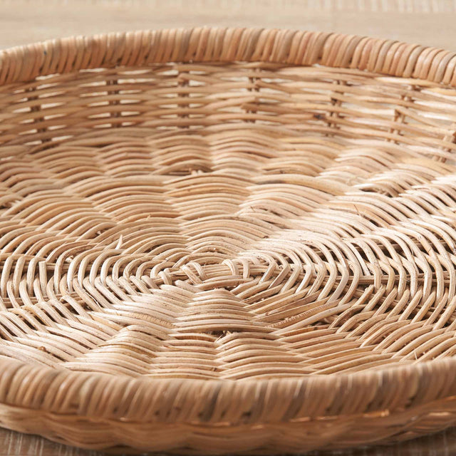 Hulu Natural Rattan Round Tray