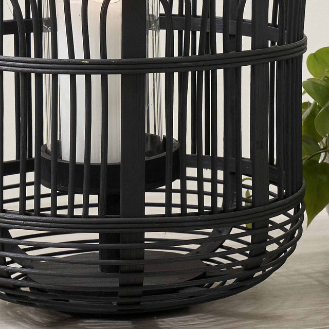 Malay Black Bamboo Large Lantern