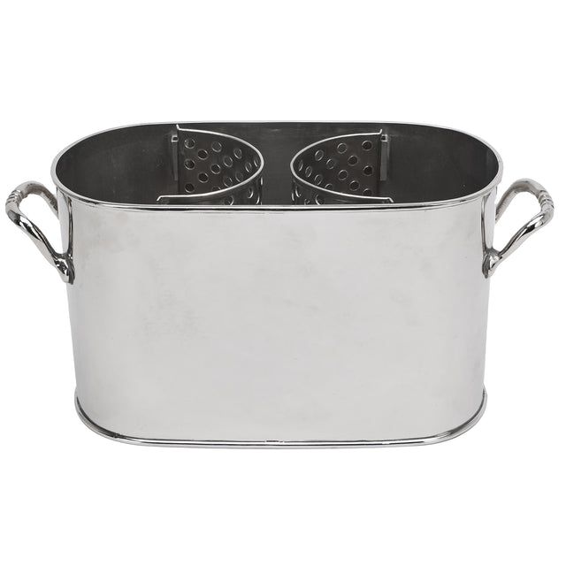 Merlot Silver Wine Bottle Holder