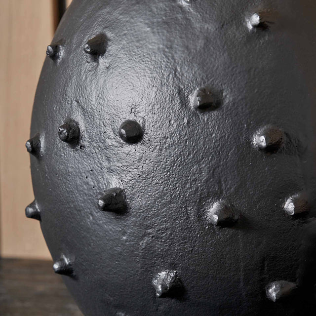 Kanie Black Bobbled Vase