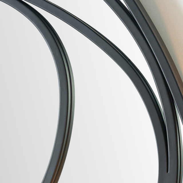 Zelda Black Swirl Wall Mirror