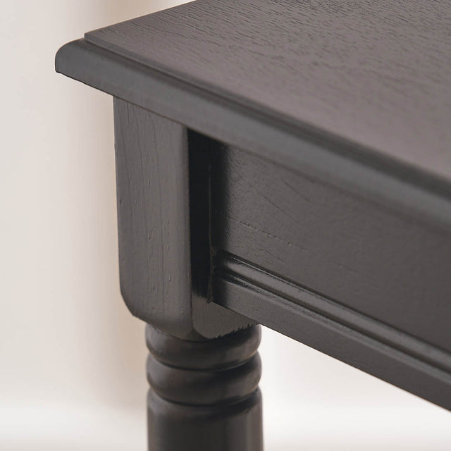 Cleveland Black Wood Console Table