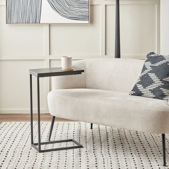 Brondesbury Black Ash Veneer Supper Side Table